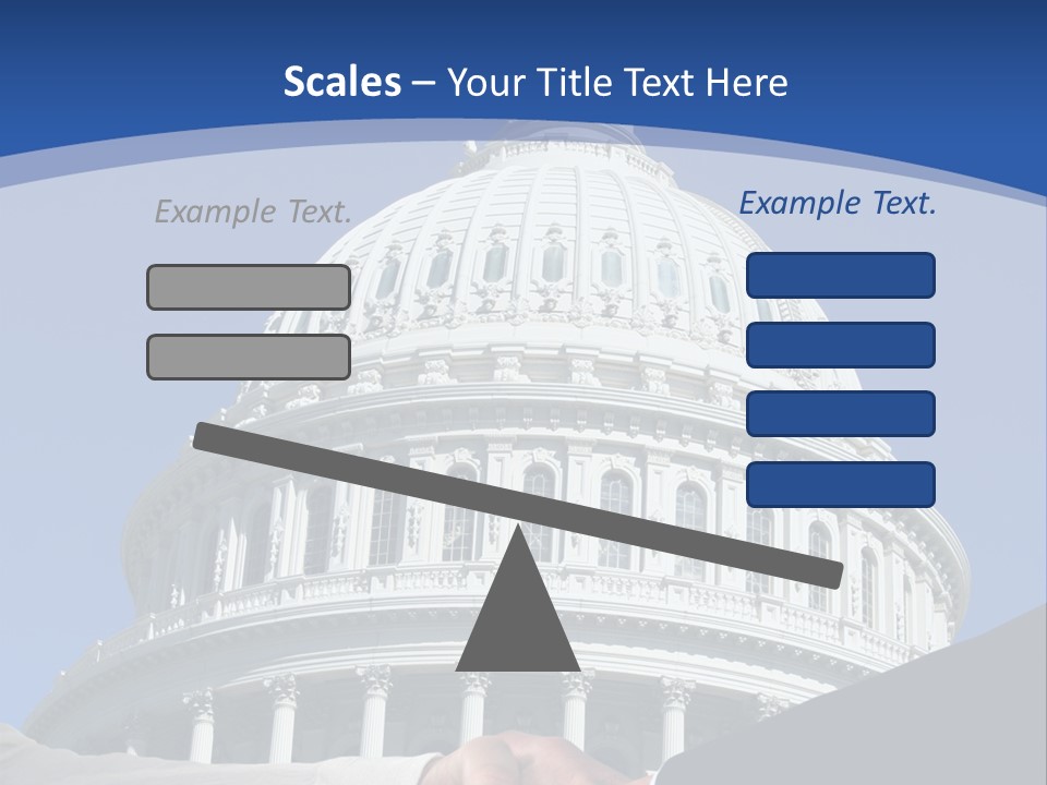 Congress Partnership Building PowerPoint Template
