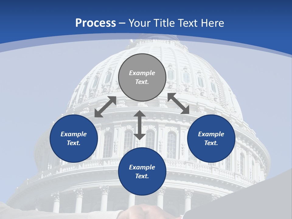 Congress Partnership Building PowerPoint Template