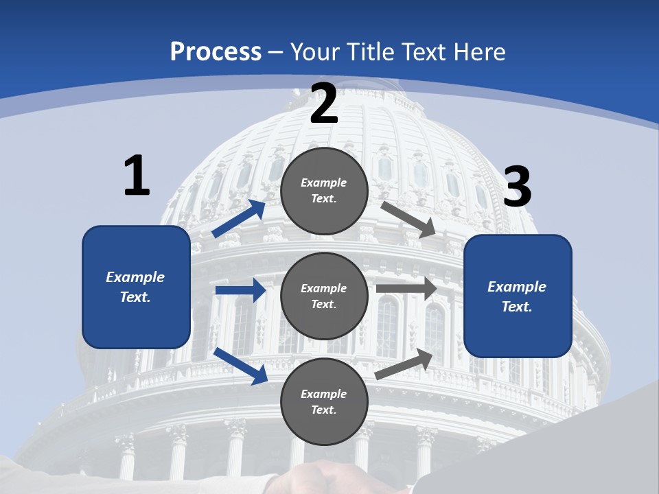 Congress Partnership Building PowerPoint Template