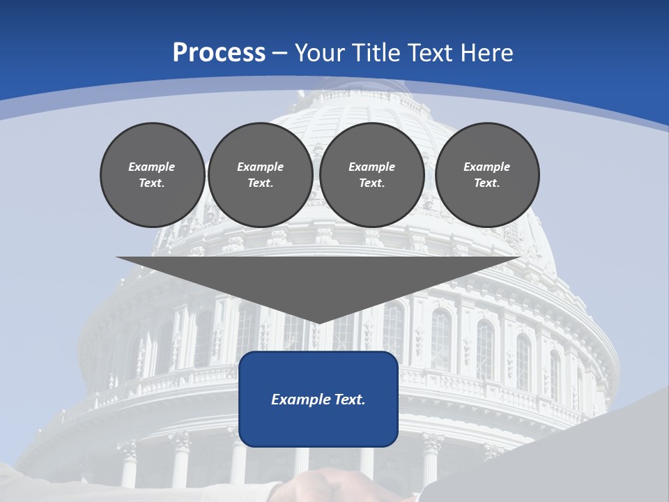 Congress Partnership Building PowerPoint Template
