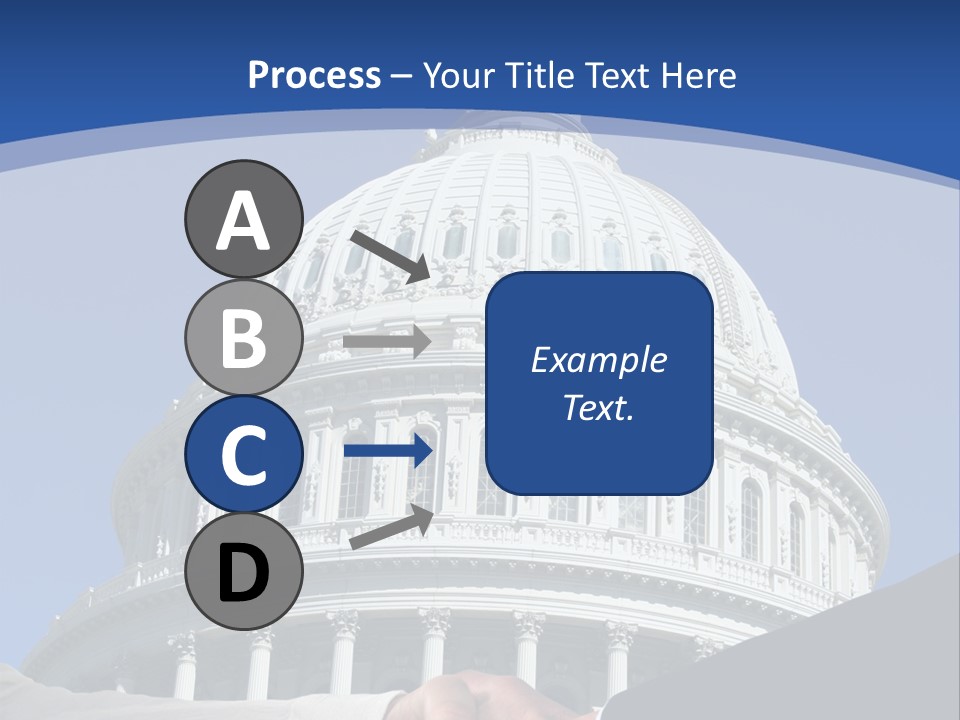 Congress Partnership Building PowerPoint Template