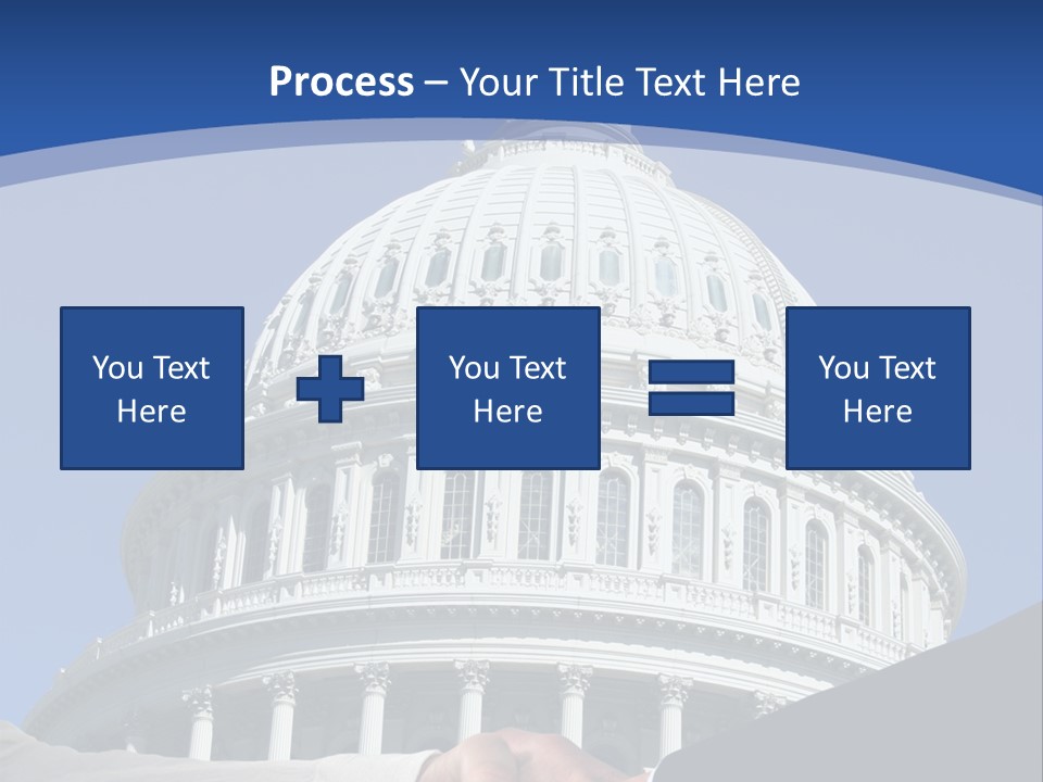 Congress Partnership Building PowerPoint Template