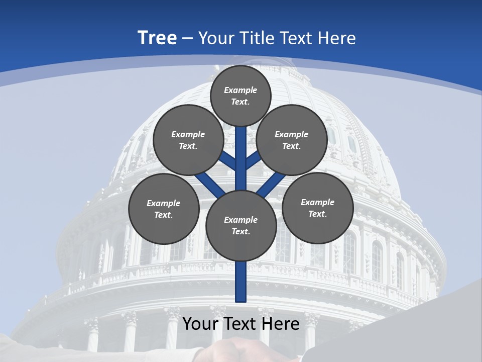 Congress Partnership Building PowerPoint Template