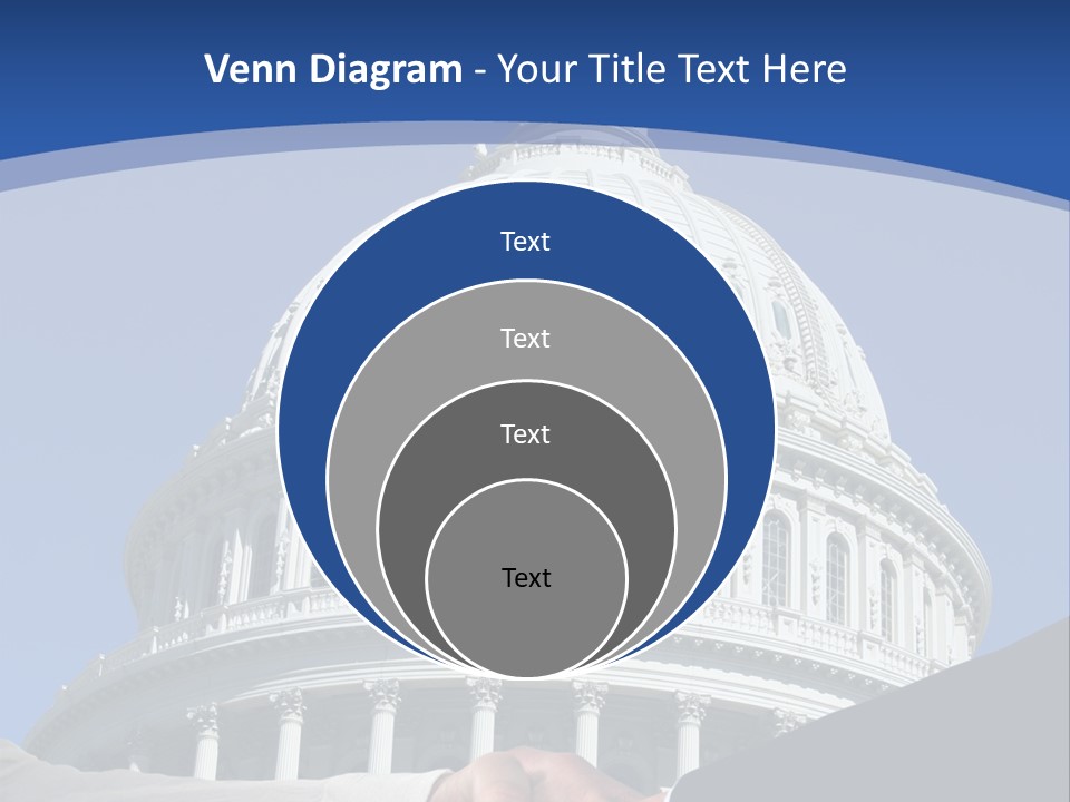 Congress Partnership Building PowerPoint Template