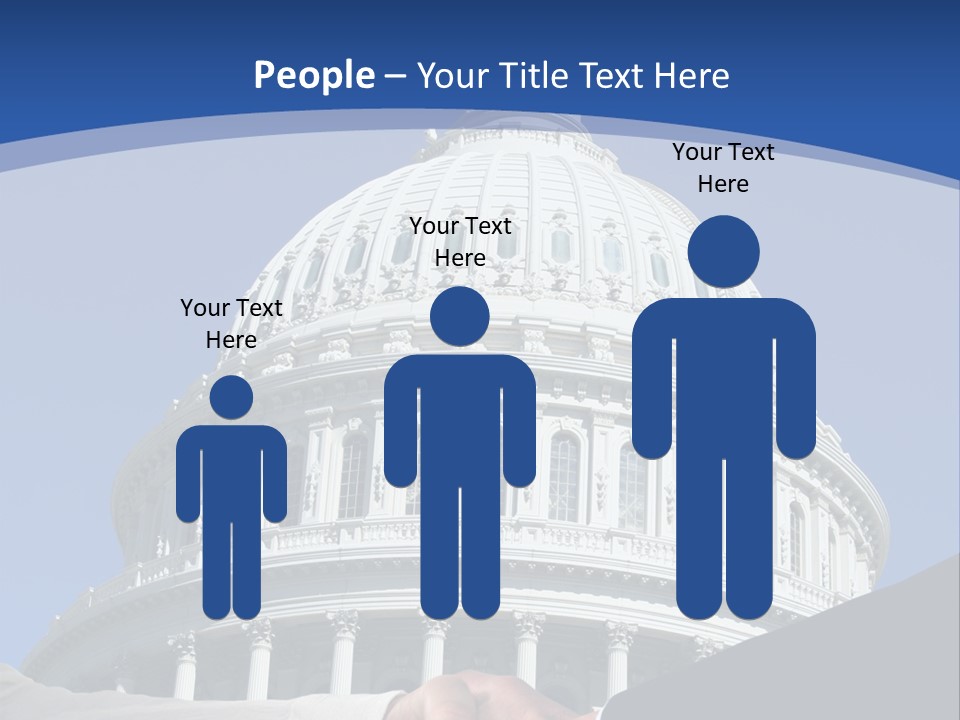 Congress Partnership Building PowerPoint Template