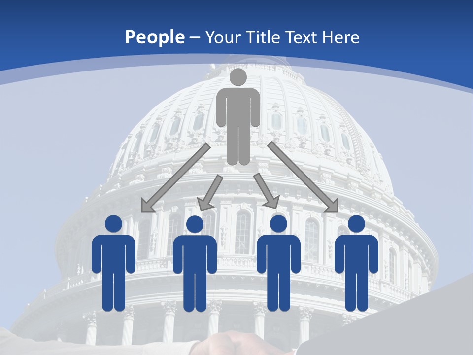 Congress Partnership Building PowerPoint Template