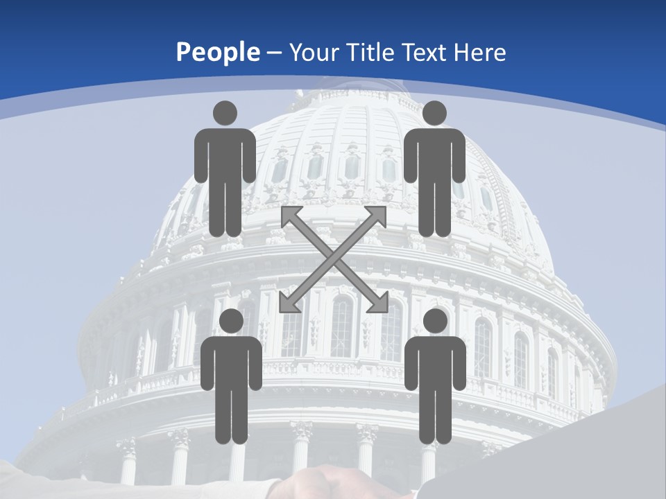 Congress Partnership Building PowerPoint Template