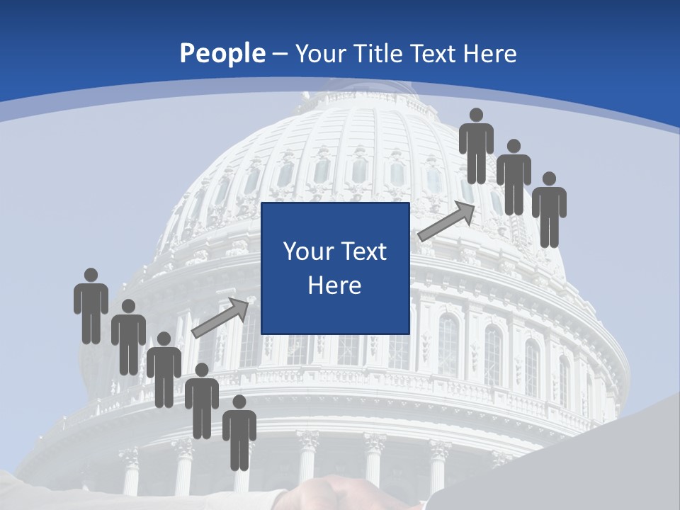 Congress Partnership Building PowerPoint Template