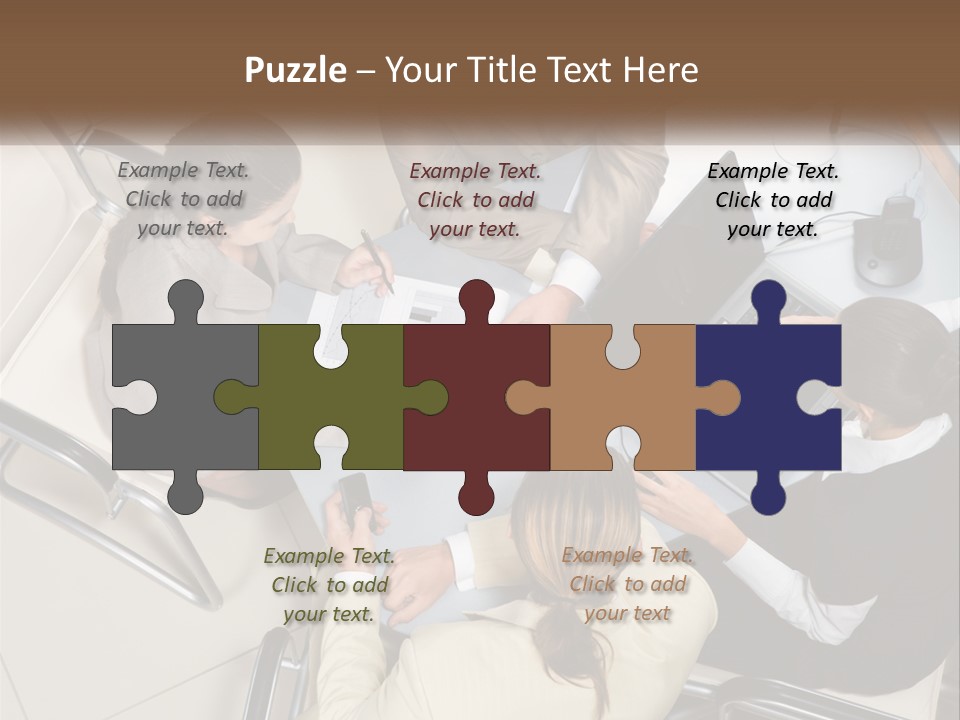 Woman Dial Employment PowerPoint Template