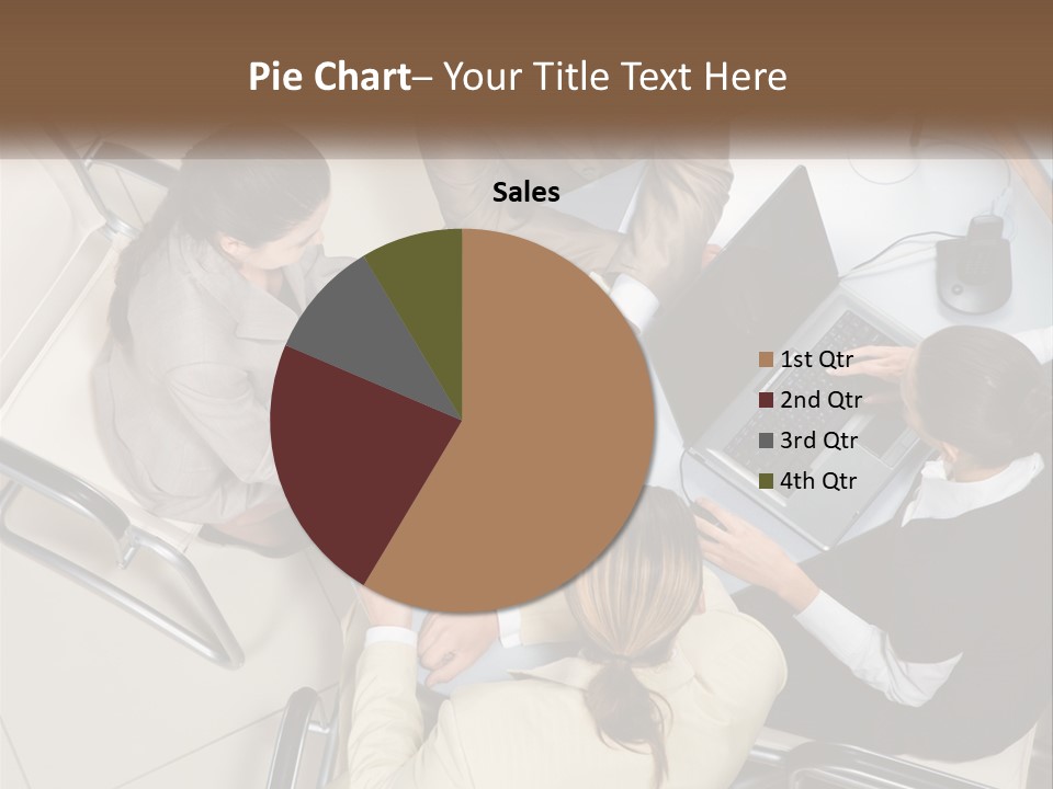 Woman Dial Employment PowerPoint Template