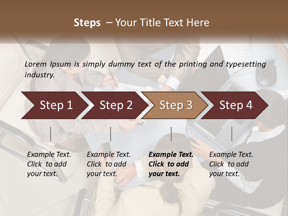 Woman Dial Employment PowerPoint Template