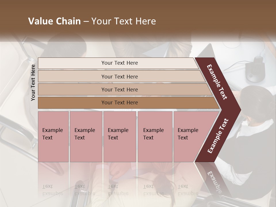 Woman Dial Employment PowerPoint Template