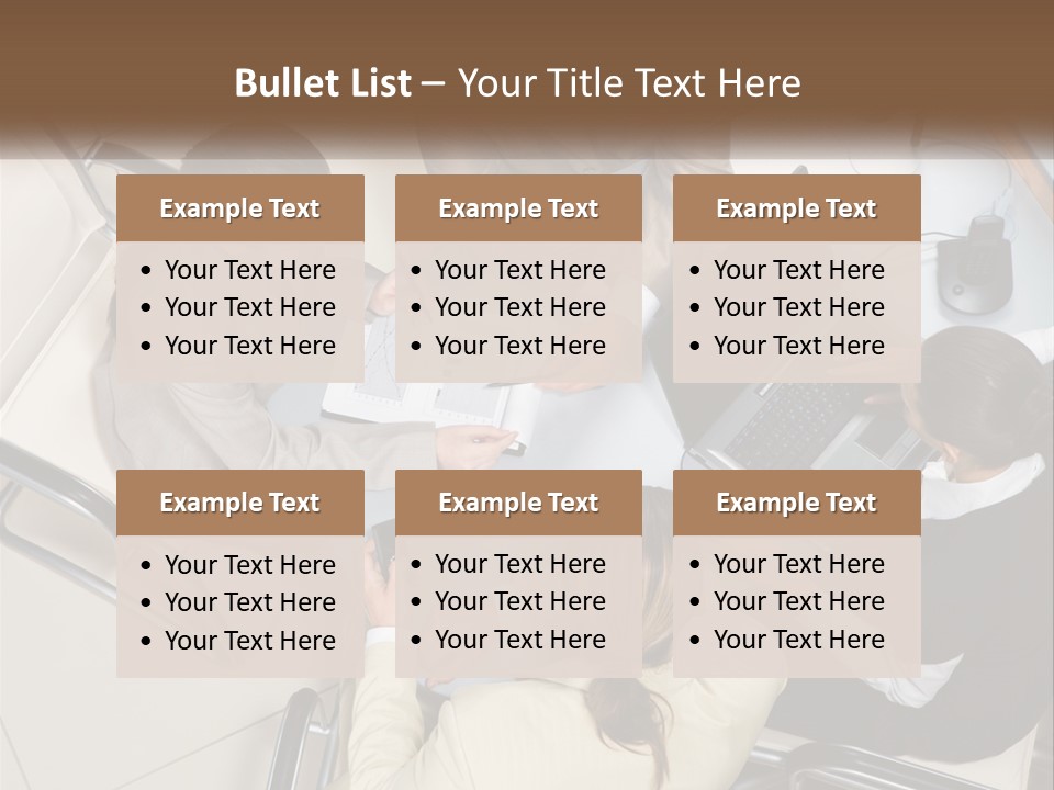 Woman Dial Employment PowerPoint Template