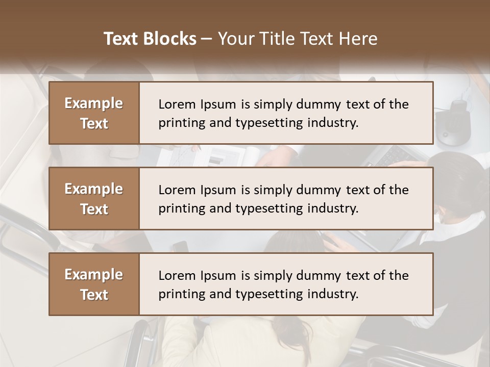 Woman Dial Employment PowerPoint Template