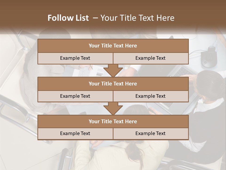 Woman Dial Employment PowerPoint Template