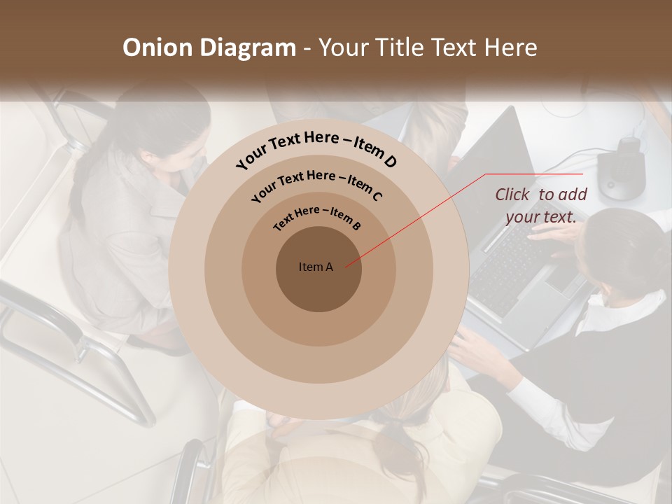 Woman Dial Employment PowerPoint Template