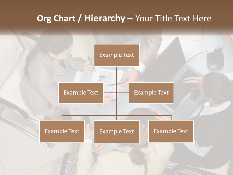 Woman Dial Employment PowerPoint Template