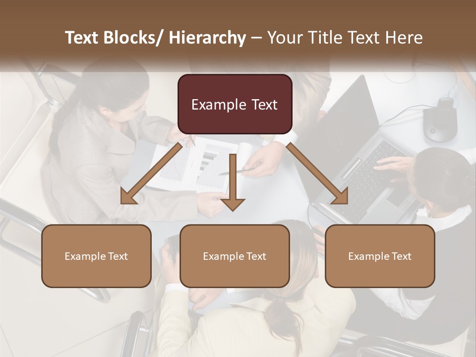 Woman Dial Employment PowerPoint Template