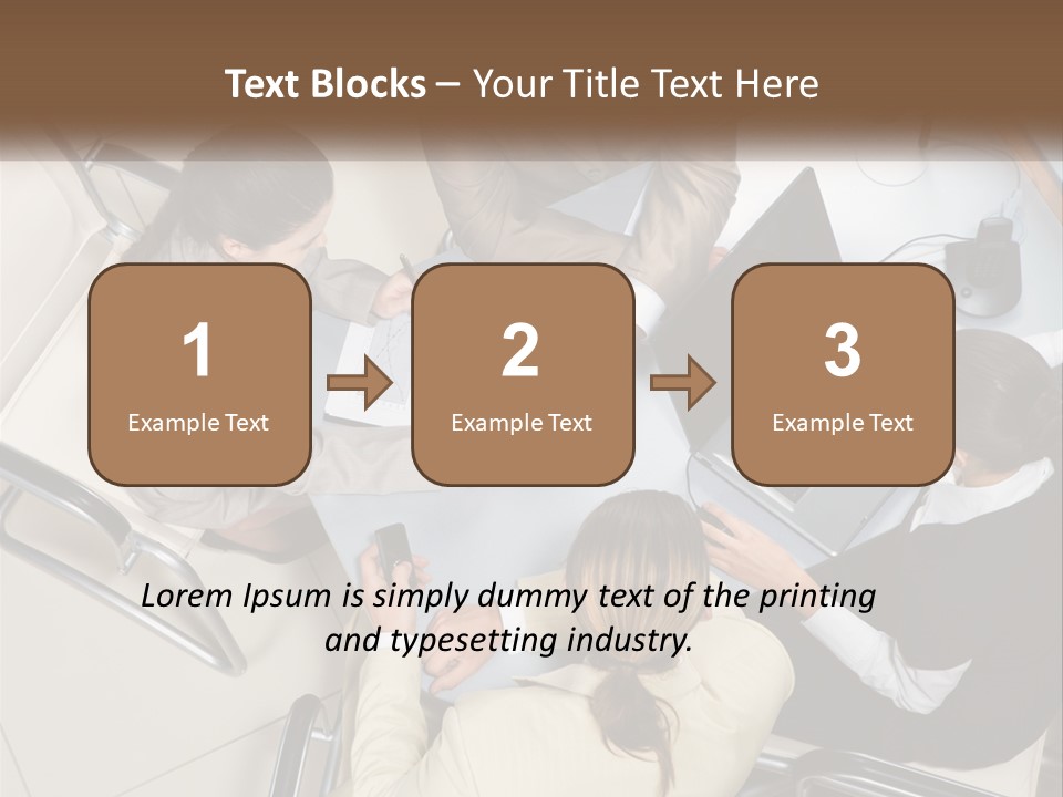 Woman Dial Employment PowerPoint Template