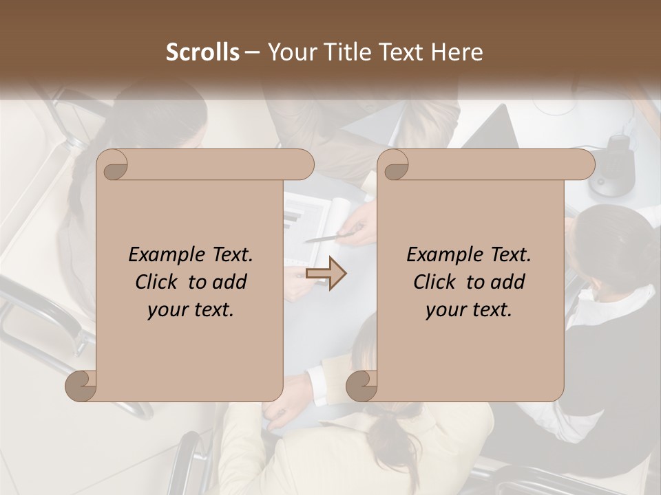 Woman Dial Employment PowerPoint Template
