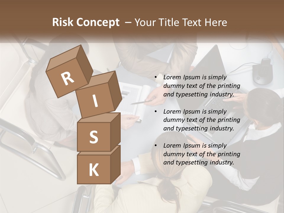 Woman Dial Employment PowerPoint Template