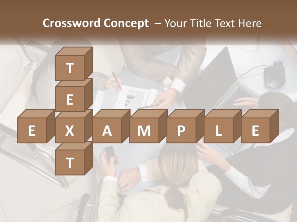 Woman Dial Employment PowerPoint Template