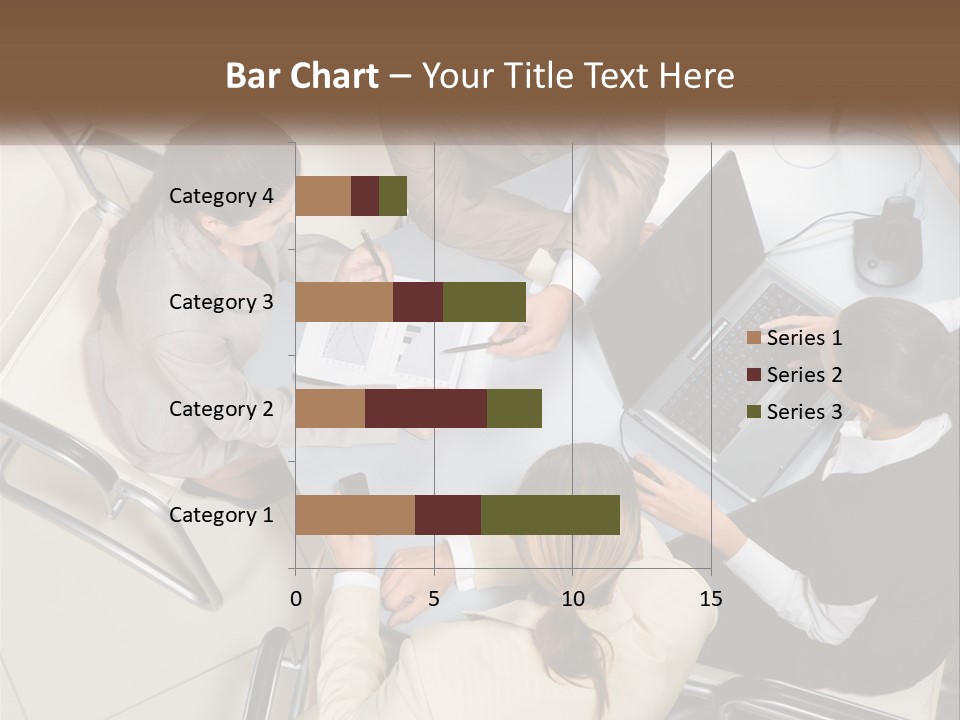 Woman Dial Employment PowerPoint Template