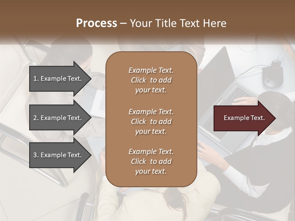 Woman Dial Employment PowerPoint Template