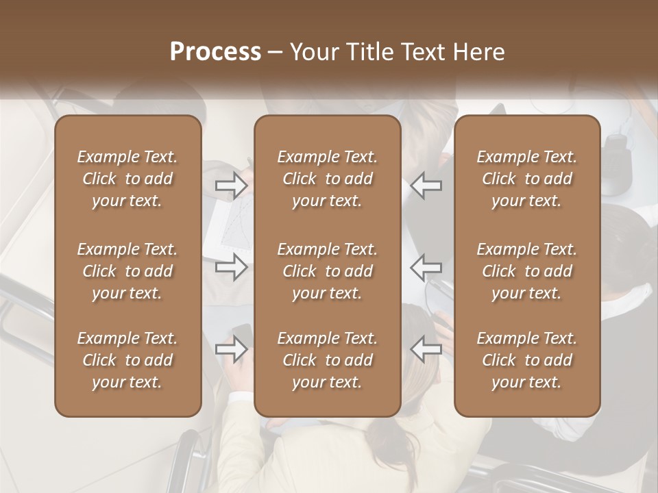 Woman Dial Employment PowerPoint Template