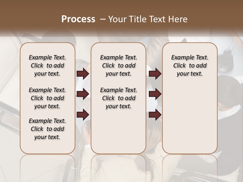 Woman Dial Employment PowerPoint Template