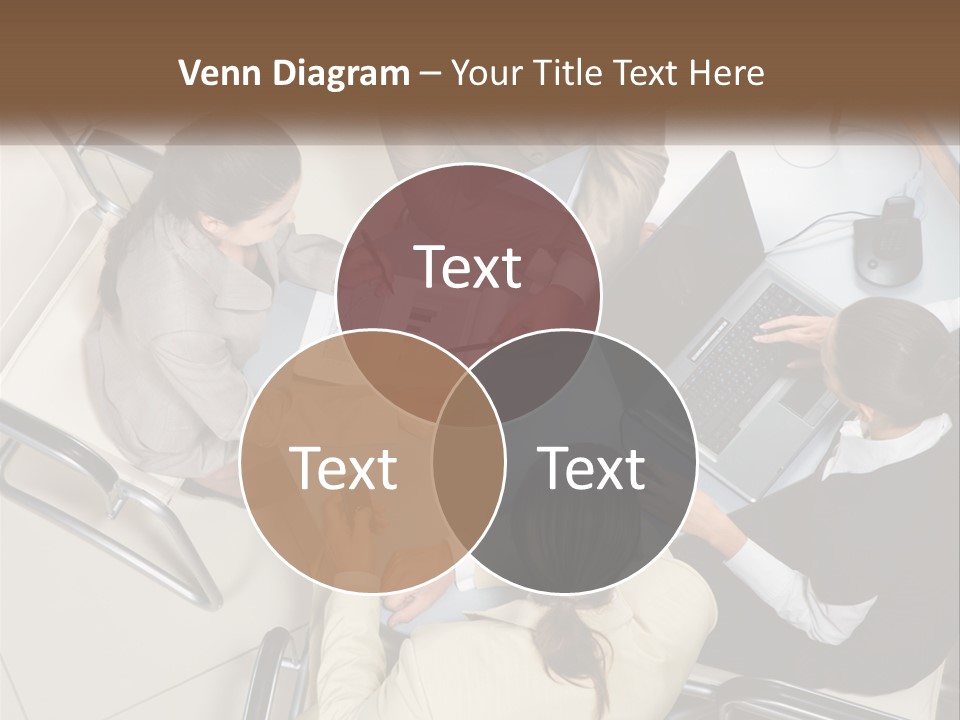 Woman Dial Employment PowerPoint Template