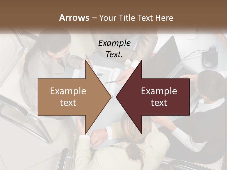 Woman Dial Employment PowerPoint Template