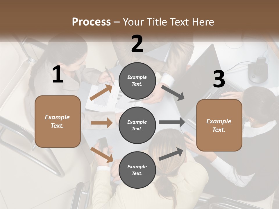 Woman Dial Employment PowerPoint Template