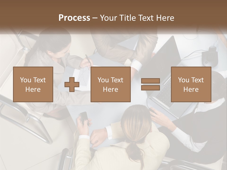 Woman Dial Employment PowerPoint Template