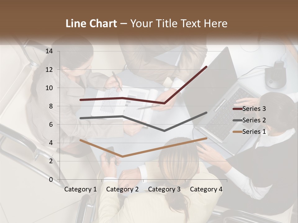 Woman Dial Employment PowerPoint Template