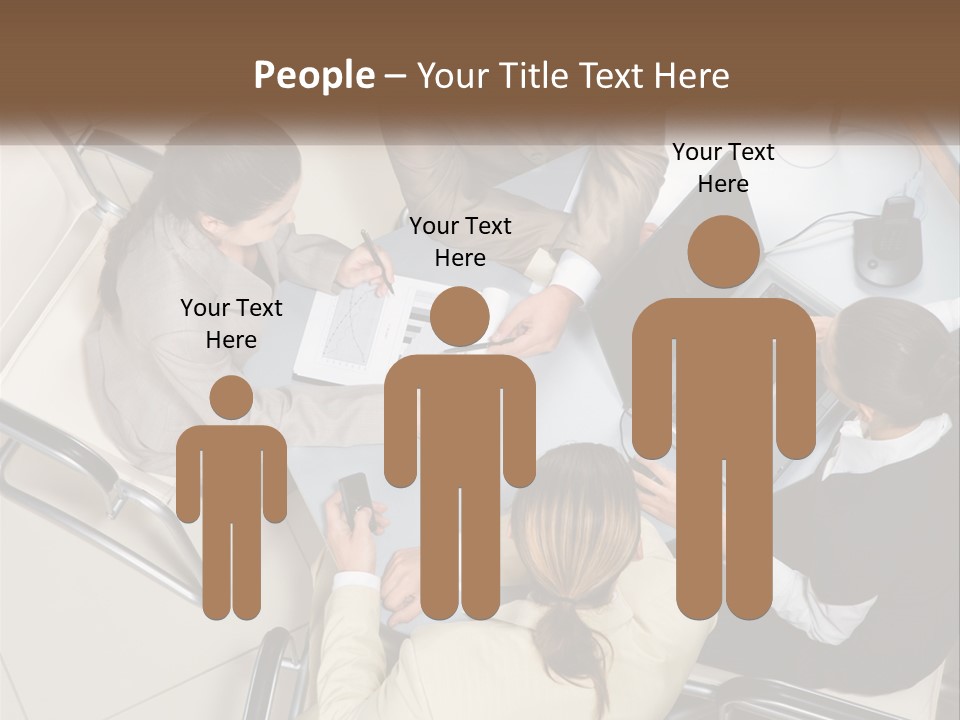 Woman Dial Employment PowerPoint Template