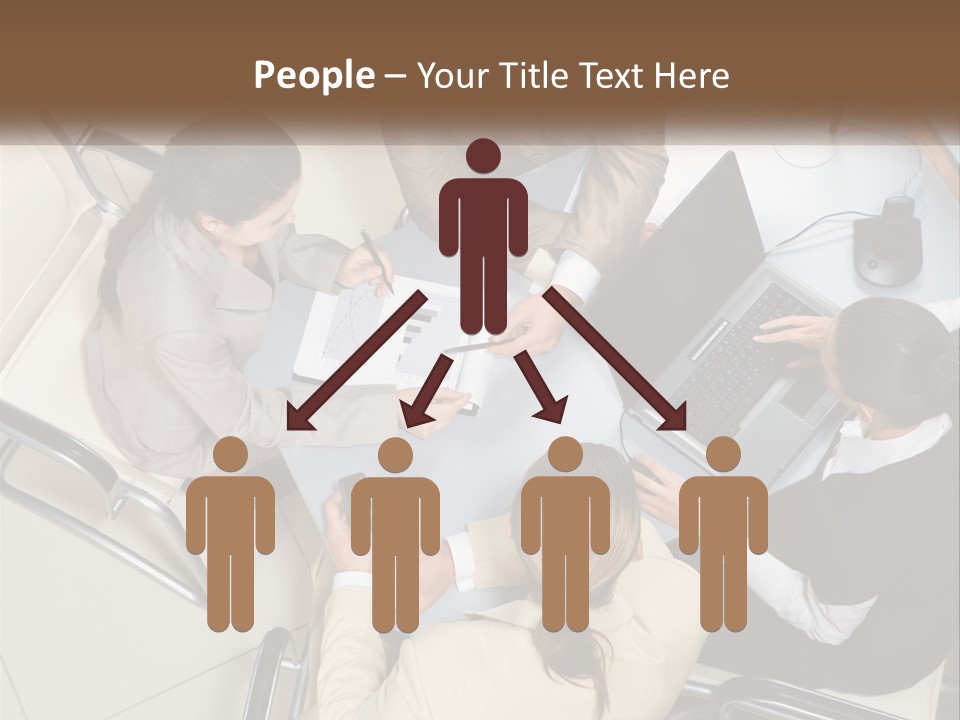 Woman Dial Employment PowerPoint Template