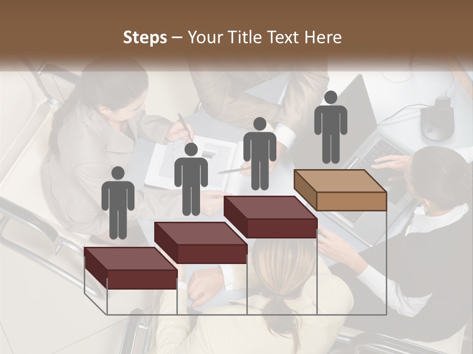 Woman Dial Employment PowerPoint Template