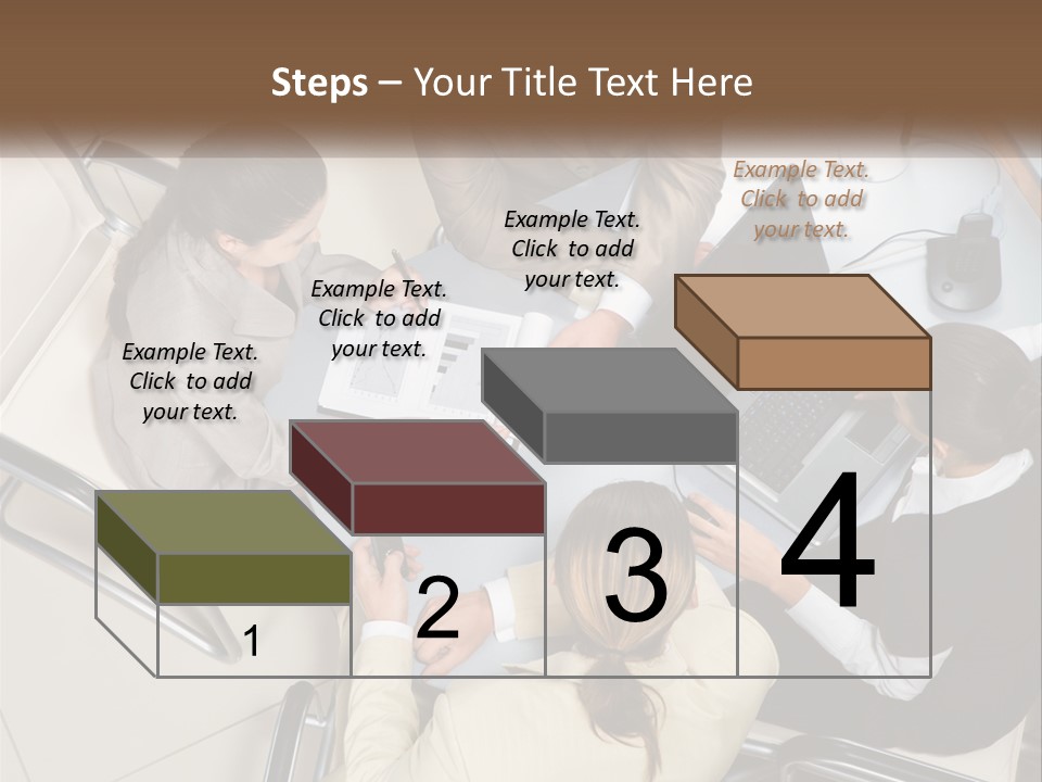 Woman Dial Employment PowerPoint Template