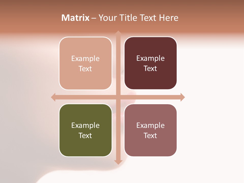 Fashion Female Charming PowerPoint Template