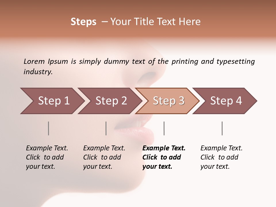 Fashion Female Charming PowerPoint Template