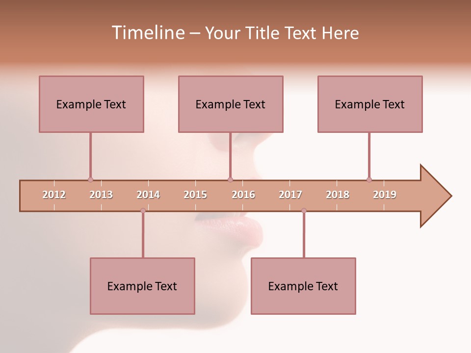 Fashion Female Charming PowerPoint Template