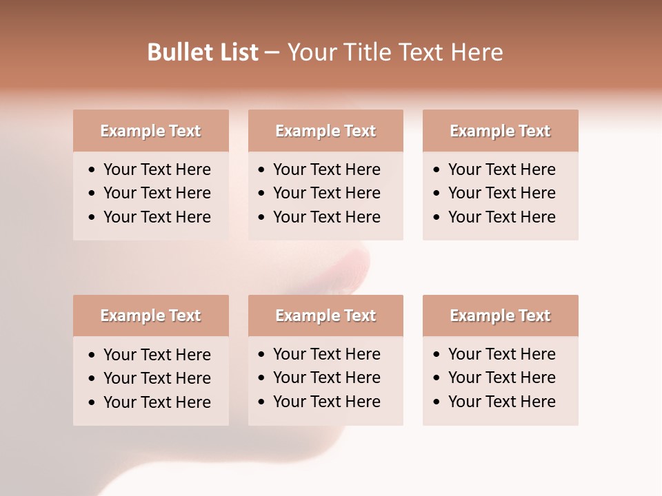 Fashion Female Charming PowerPoint Template