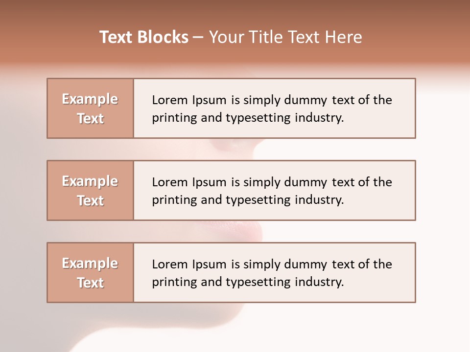 Fashion Female Charming PowerPoint Template