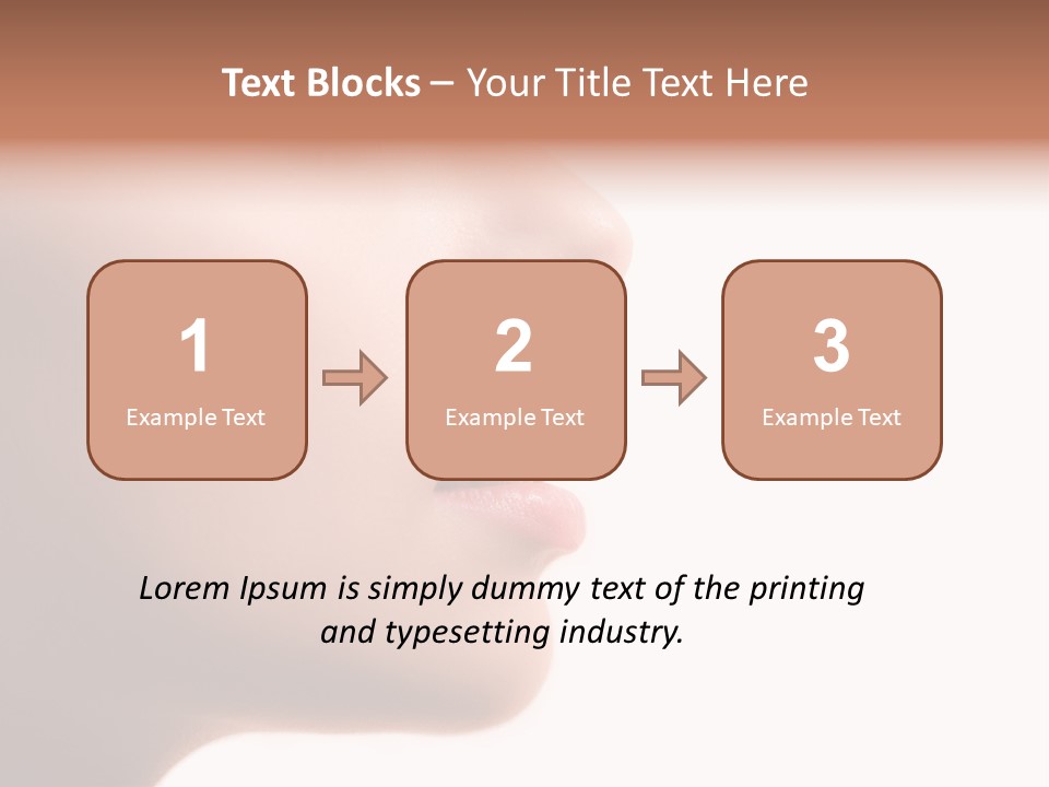 Fashion Female Charming PowerPoint Template