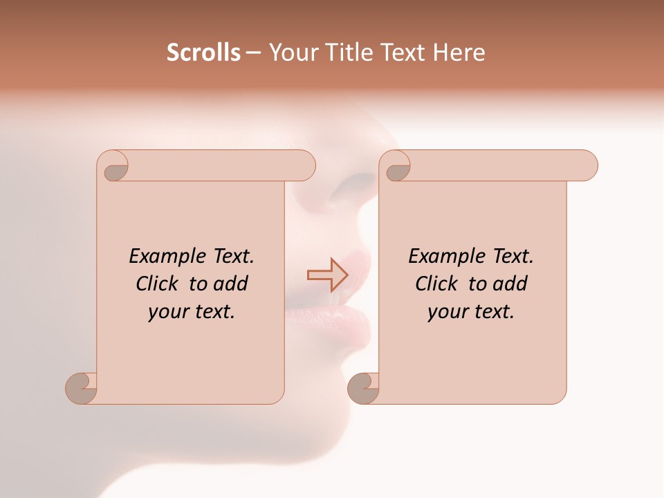 Fashion Female Charming PowerPoint Template