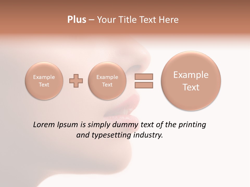 Fashion Female Charming PowerPoint Template