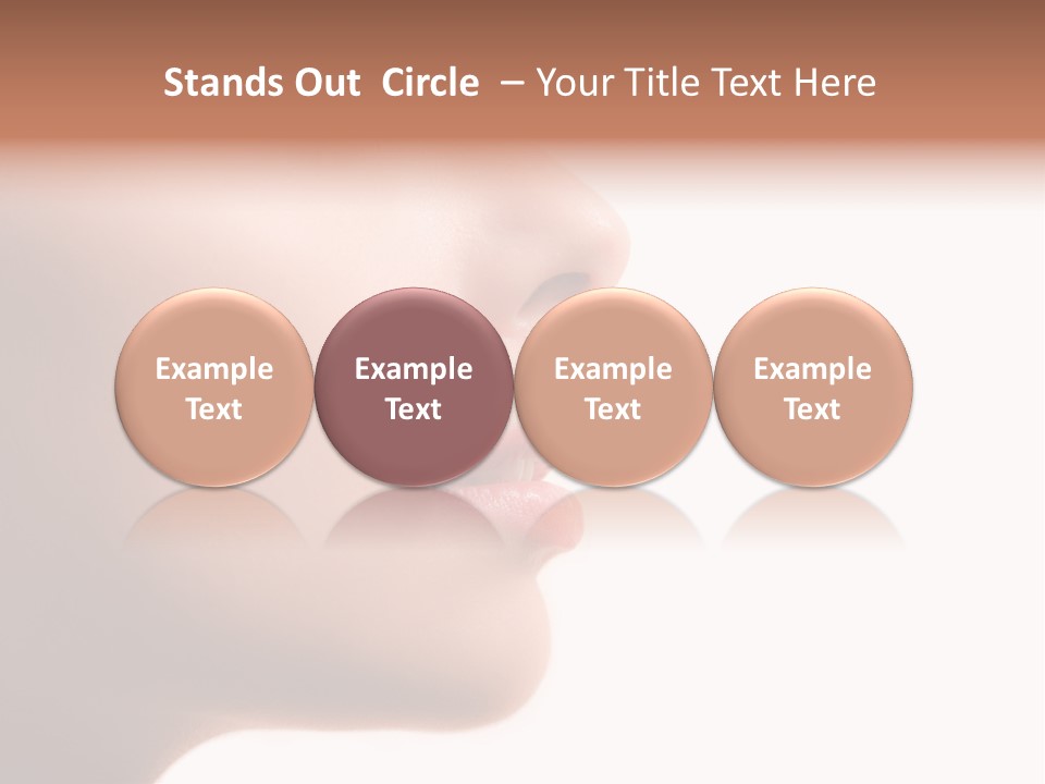 Fashion Female Charming PowerPoint Template