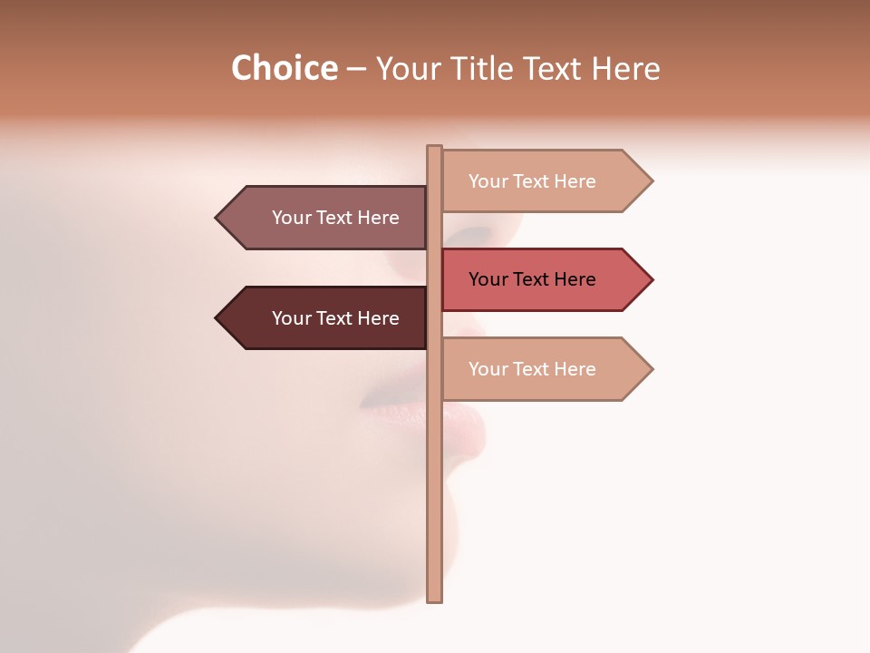 Fashion Female Charming PowerPoint Template