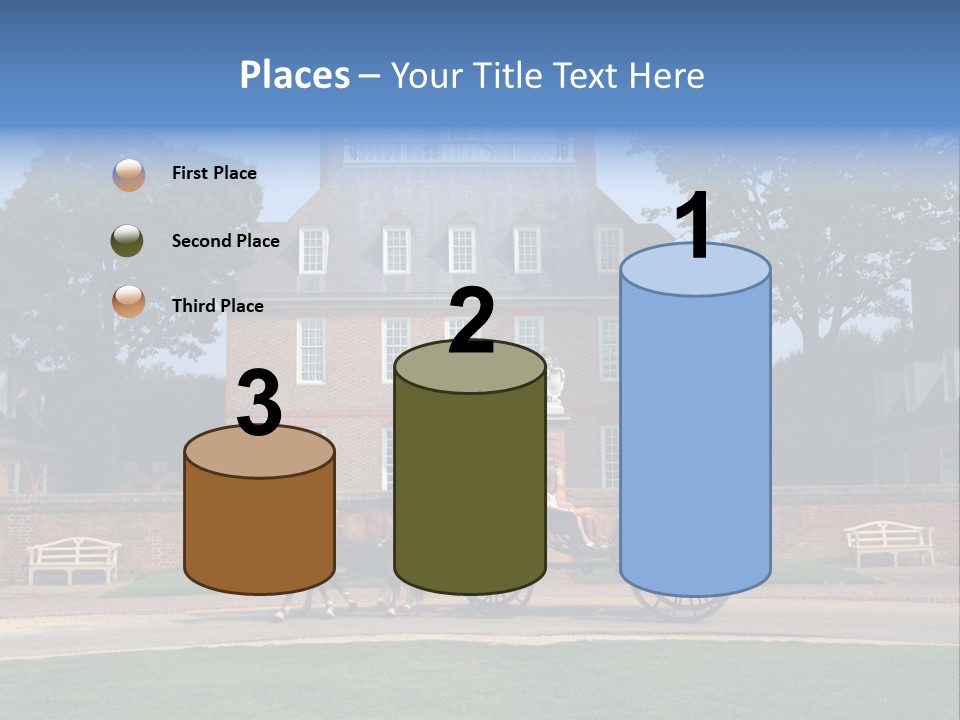 Colonial Virginia Mansion PowerPoint Template